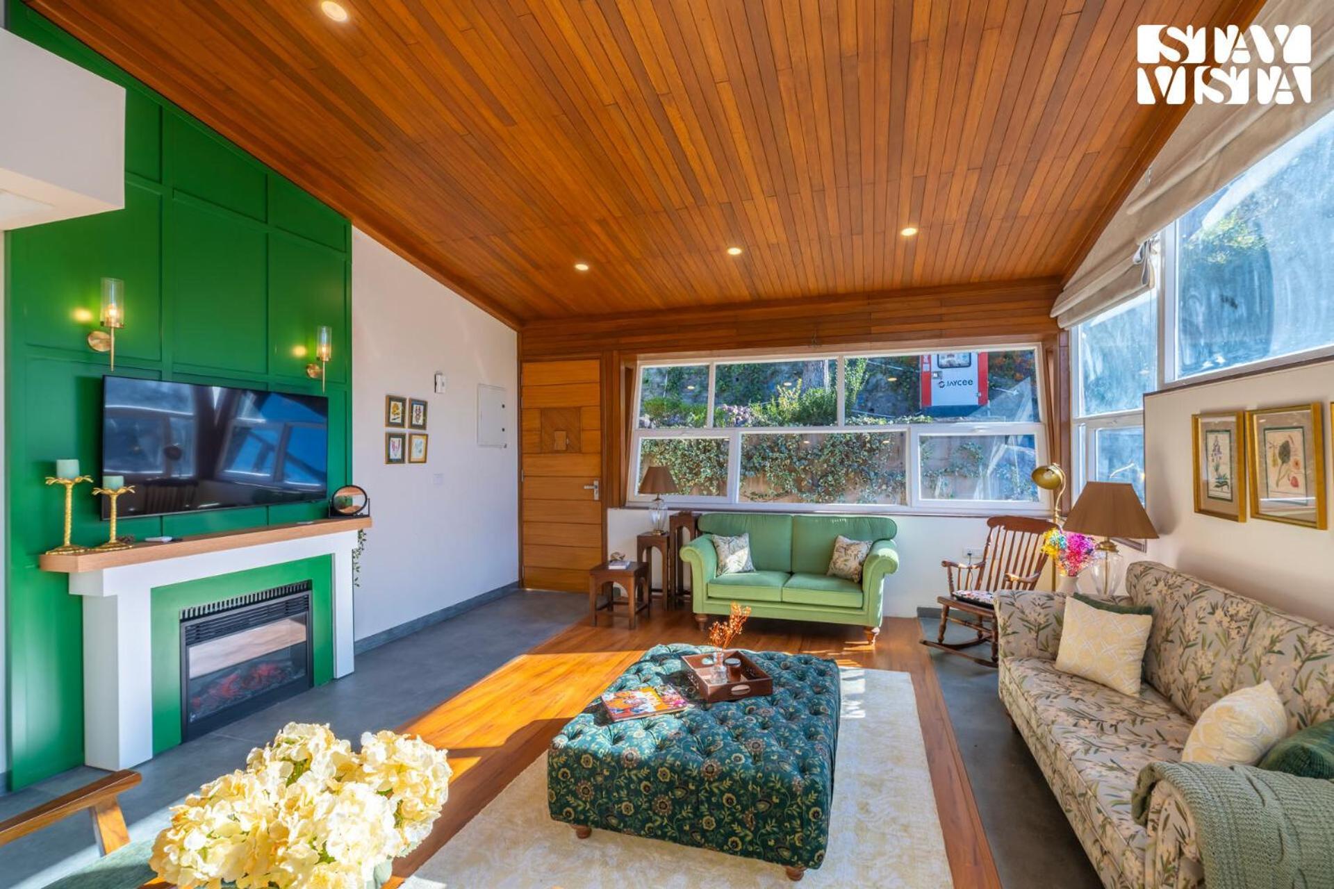 Stayvista At Nook - Elysium Estate 2 Bedroom Cottage With Hill View, Lawn Shimla Bagian luar foto